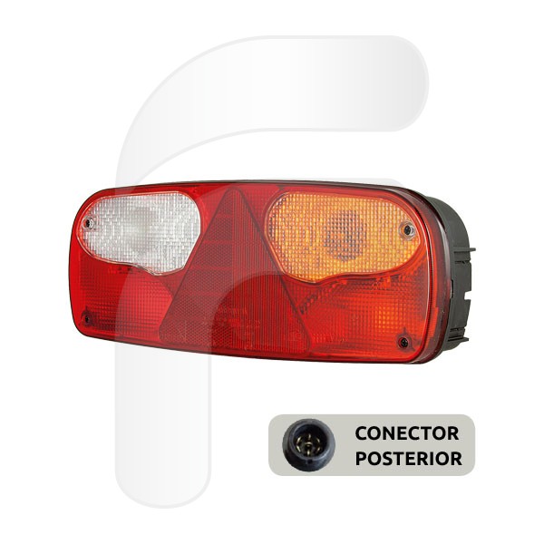 REAR LAMPS REAR LAMPS WITH TRIANGLE WITH LICENSE PLATE LIGHT ECOPOINT RIGHT
